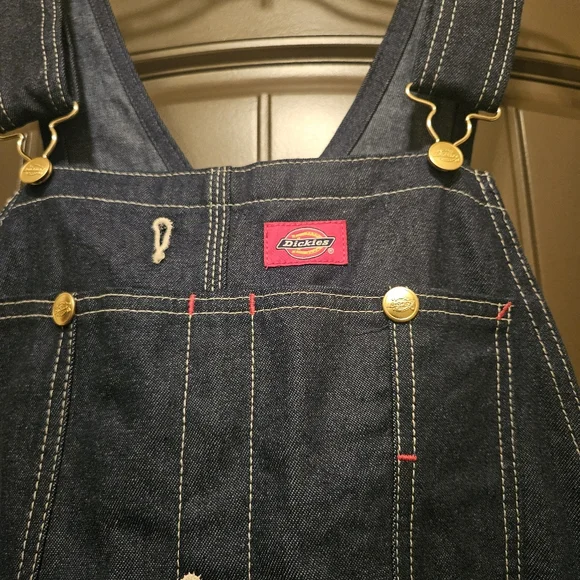 NWOT DICKIES Men'sIndigoBibOveralls-tag says34x34;BUT,fit like 38x36..Mislabeled - Picture 6 of 10